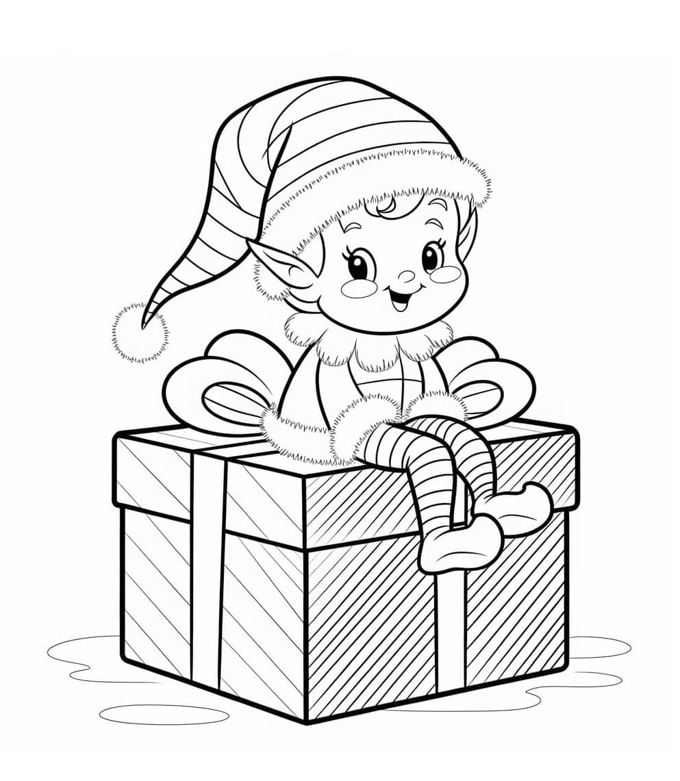 Karácsonyi manó imádnivaló