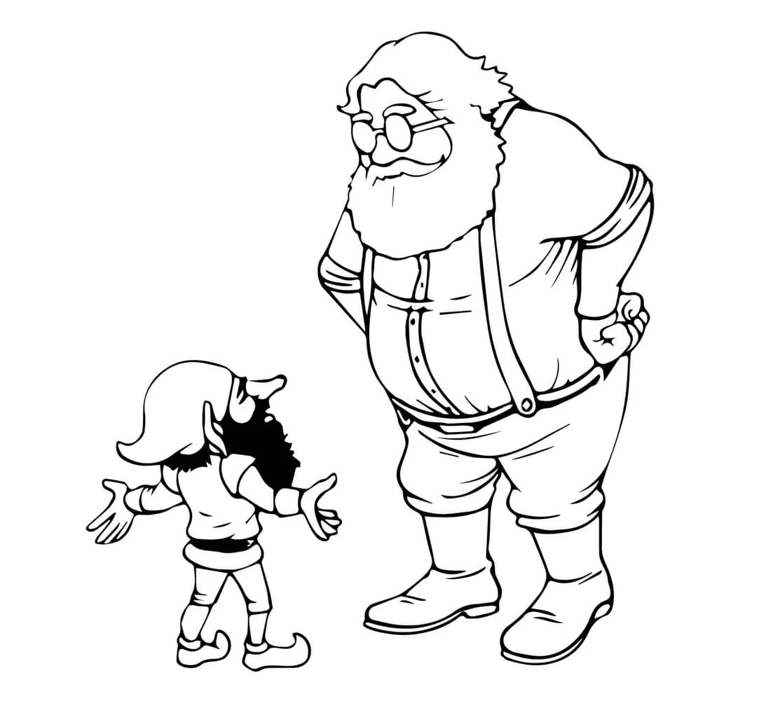 Mikulás és karácsonyi manó