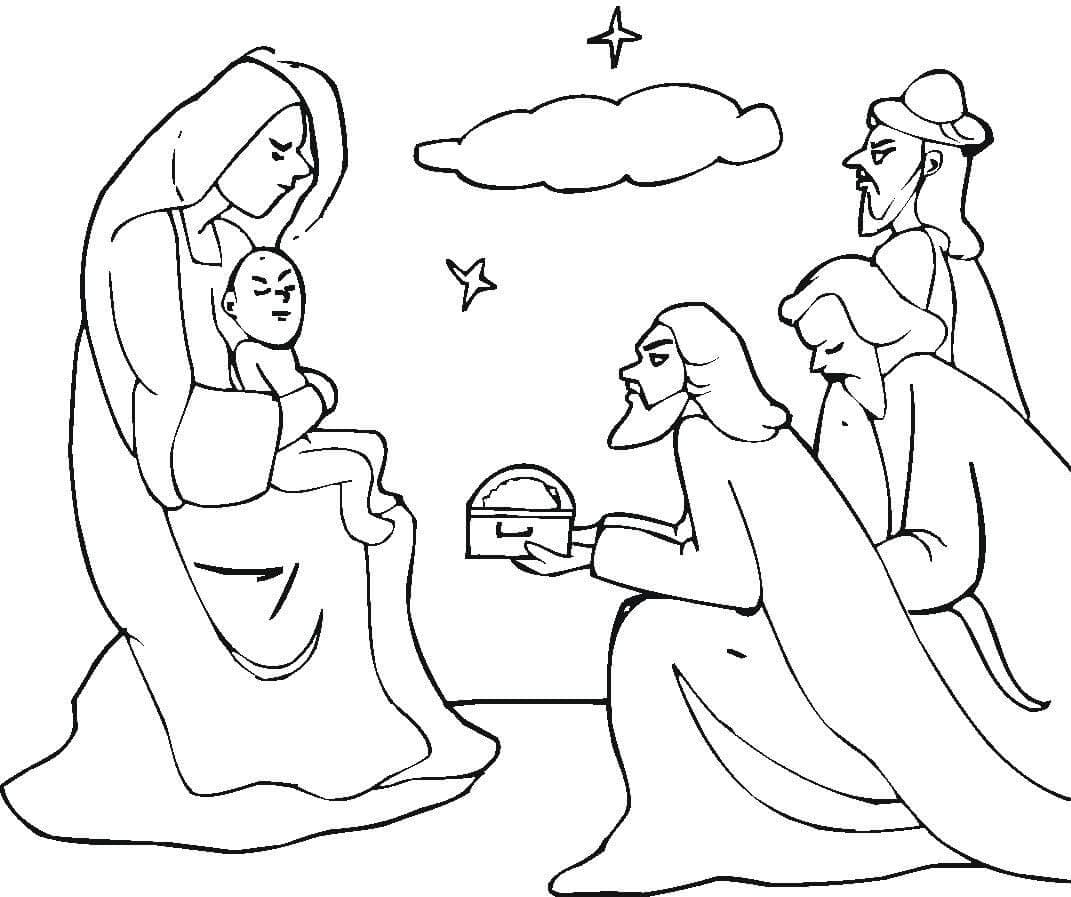 Napkeleti bölcsek eljöttek Jézushoz