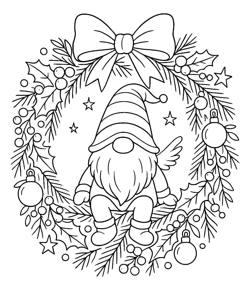 Rajzfilm karácsonyi koszorú