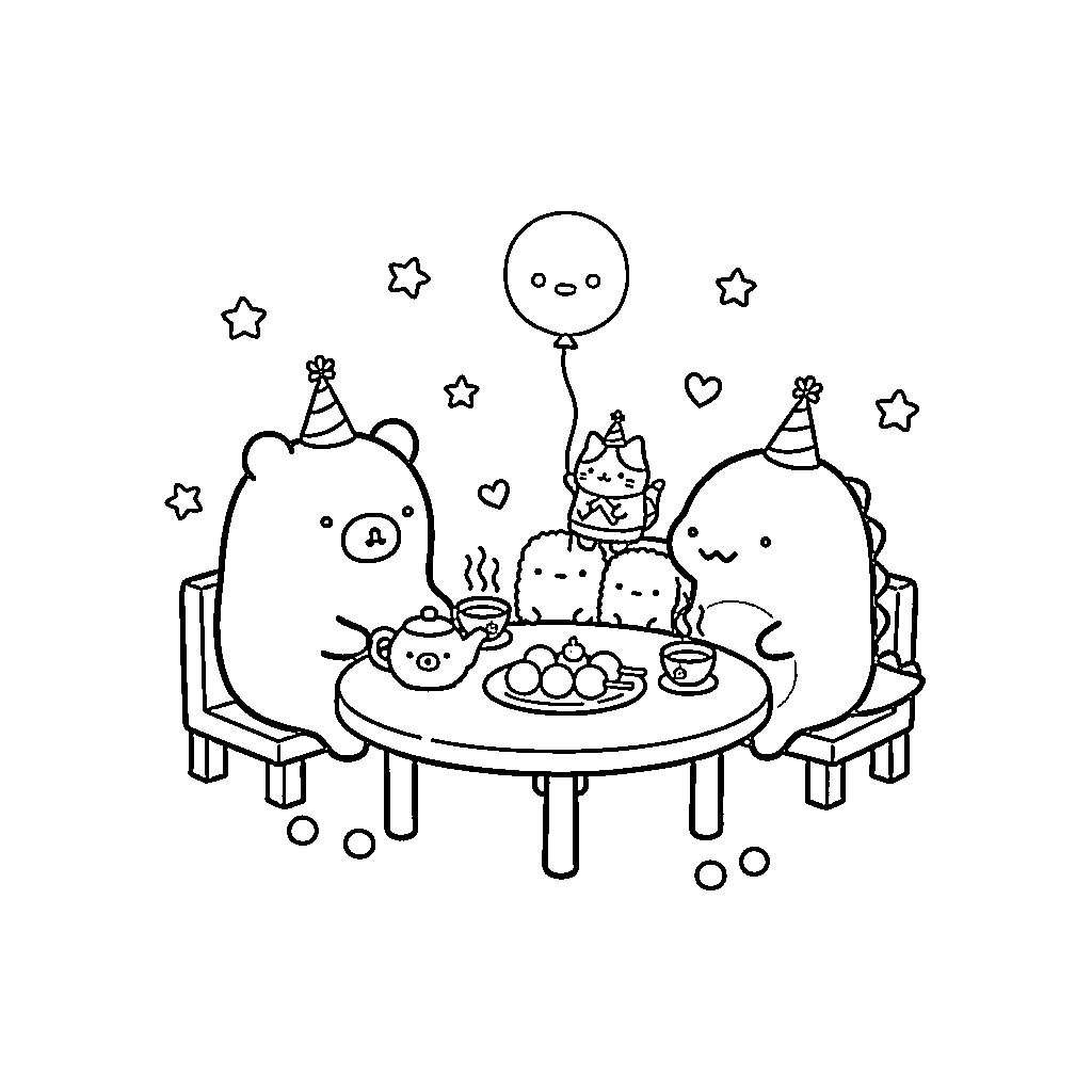 Sumikko Gurashi eszik