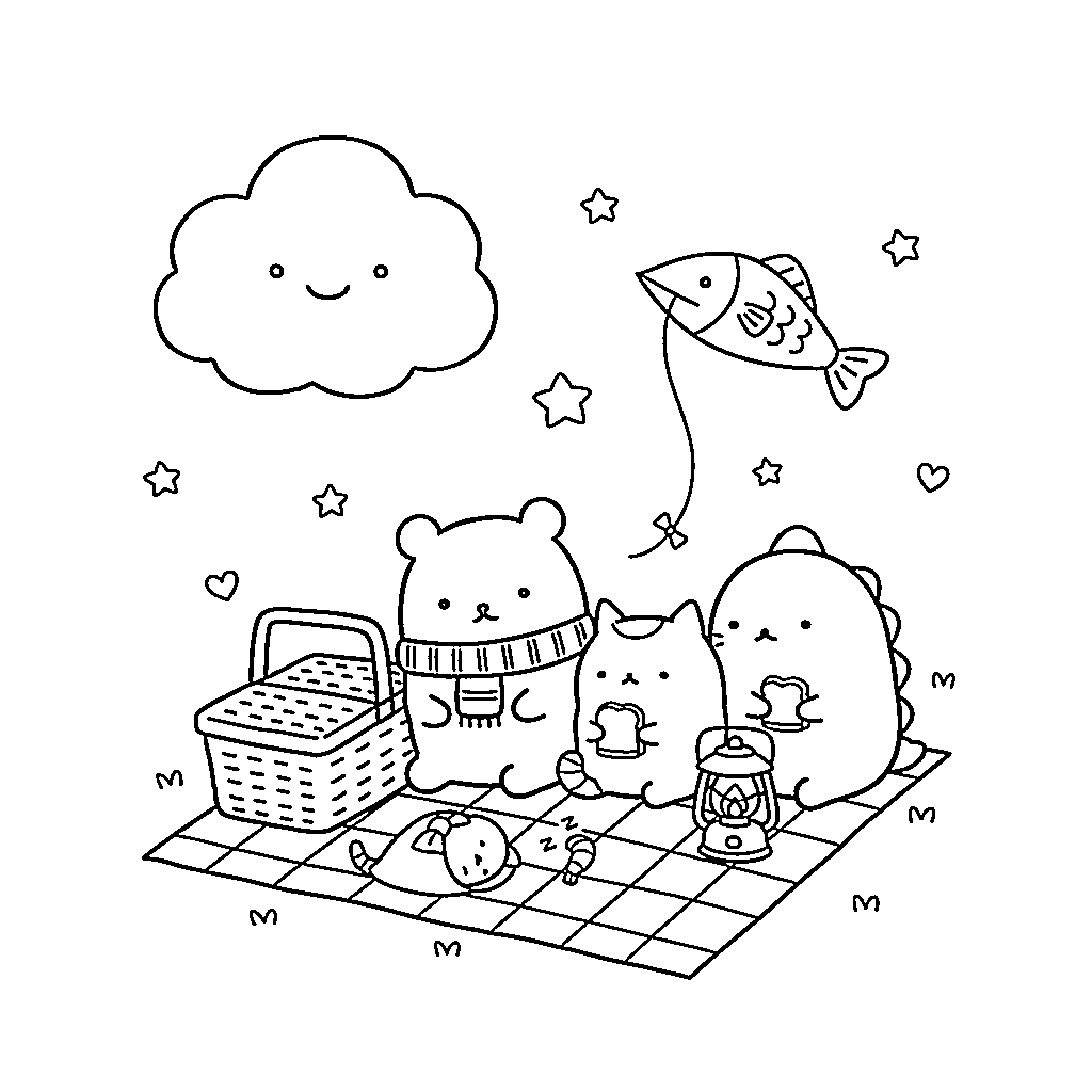 Sumikko Gurashi felhővel