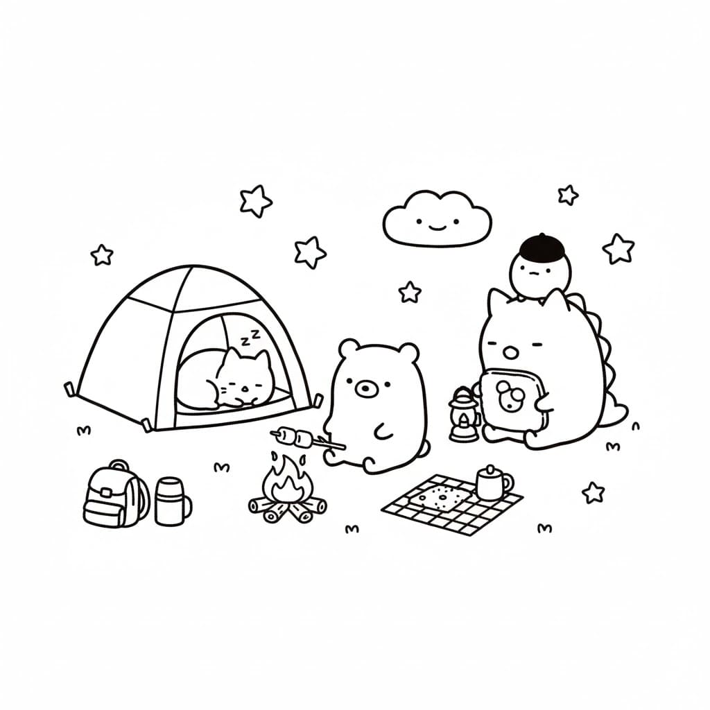 Sumikko Gurashi kemping