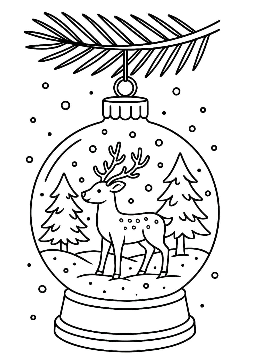 Szarvas karácsonyi díszek