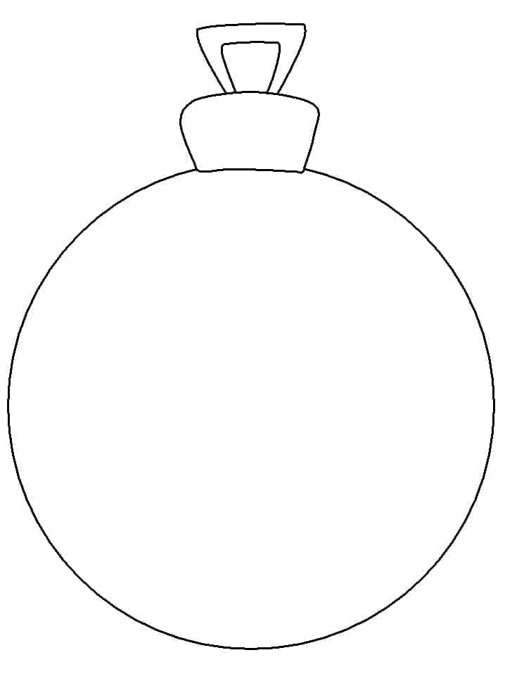 Üres karácsonyi dísz