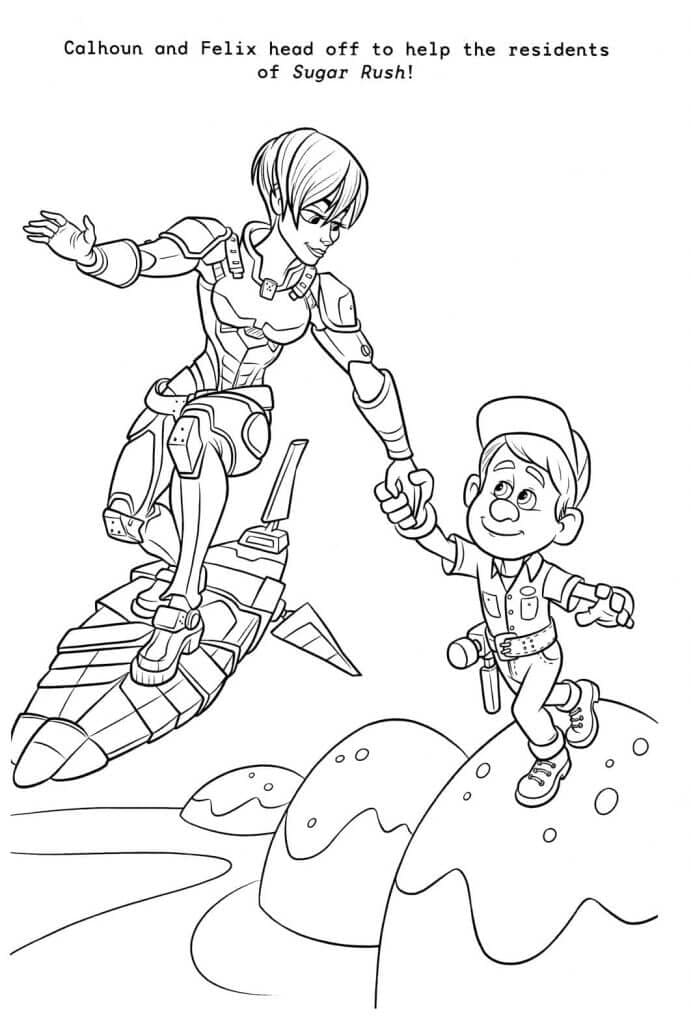 A menő úr, Felix és Calhoun őrmester