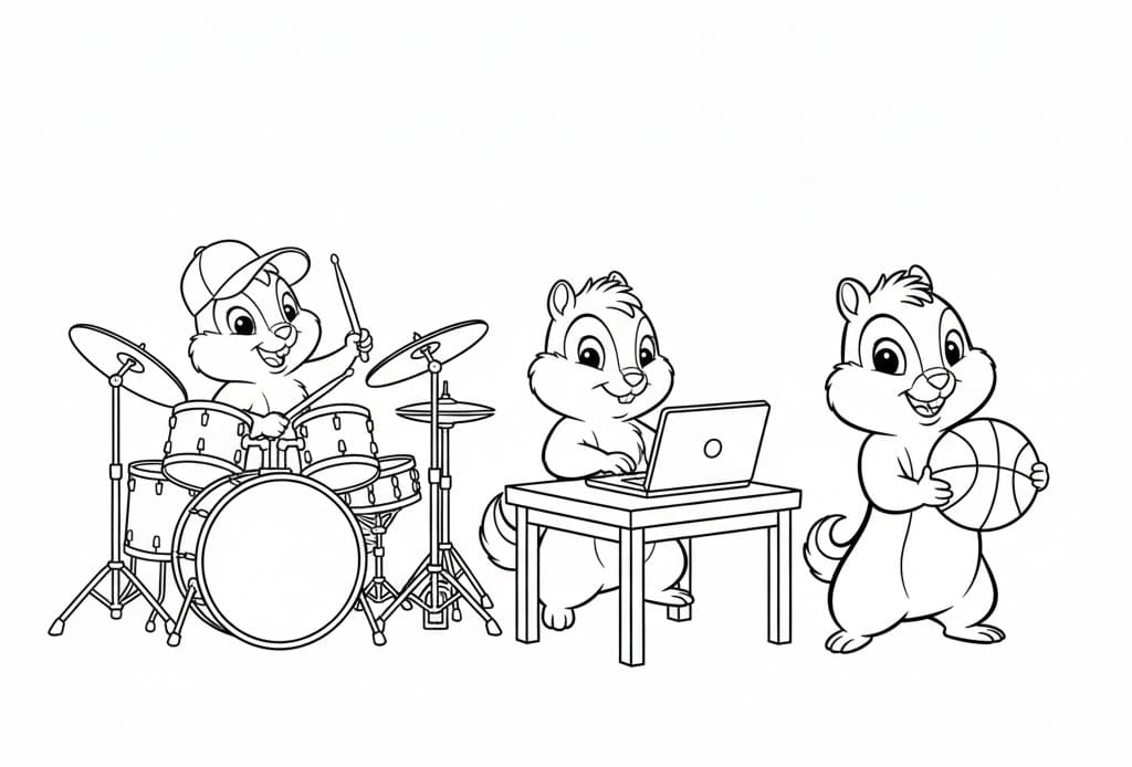 Alvin és a mókusok gyerekeknek