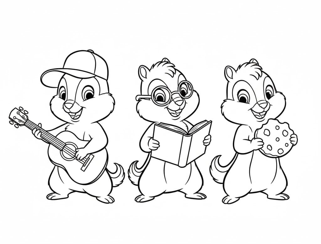 Alvin és a mókusok nyomtatható