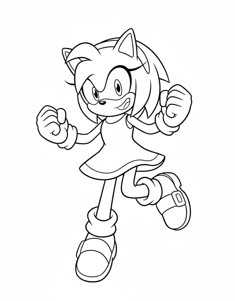 Amy Rose boldog
