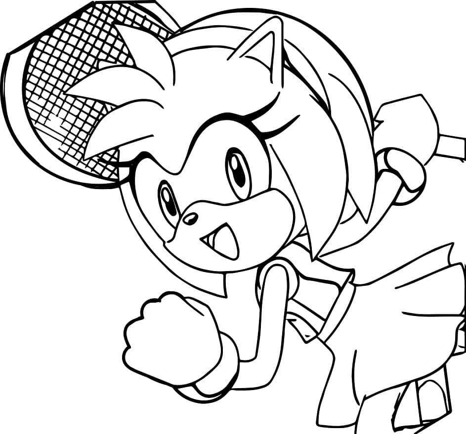 Amy Rose teniszezik