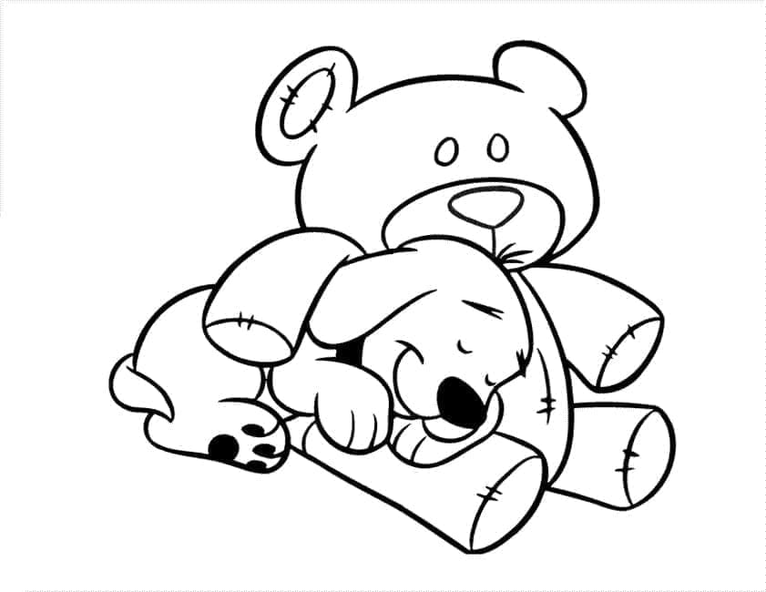 Az aranyos Clifford alszik