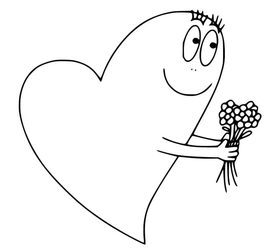 Barbapapa és virágok