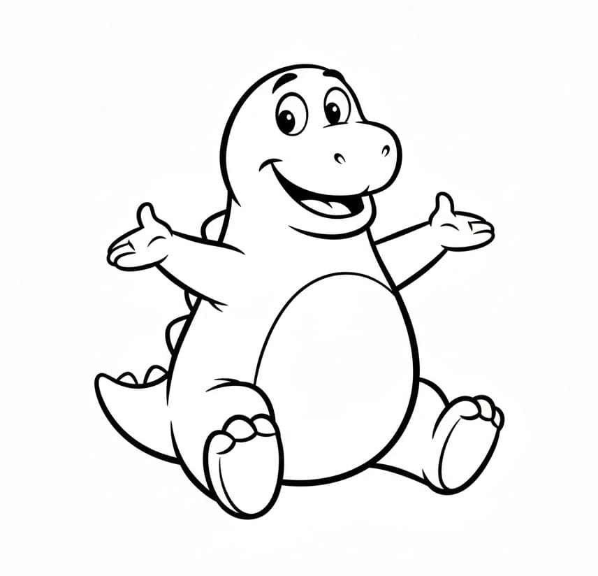 Barney nagyon boldog