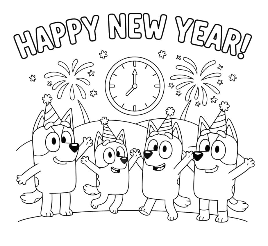 Boldog új évet Bluey