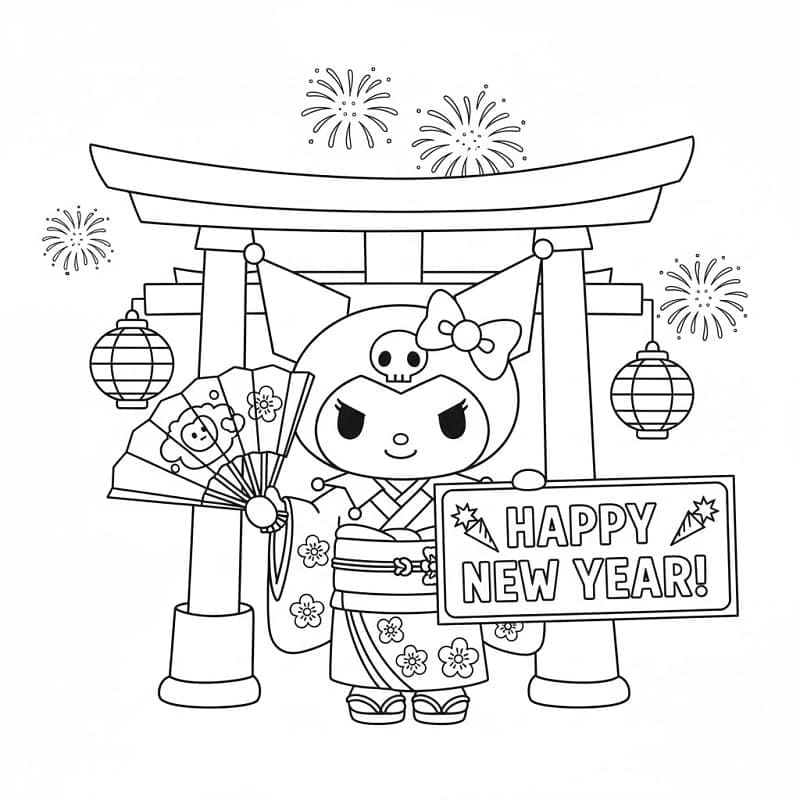 Boldog új évet Kuromi