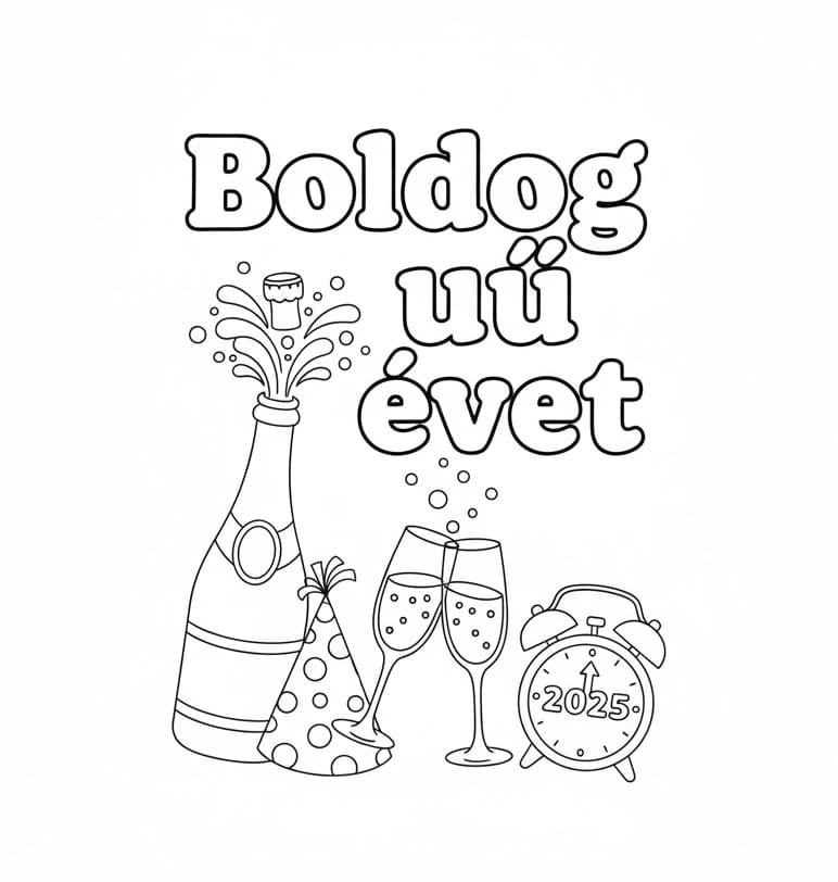 Boldog új évet nyomtatni