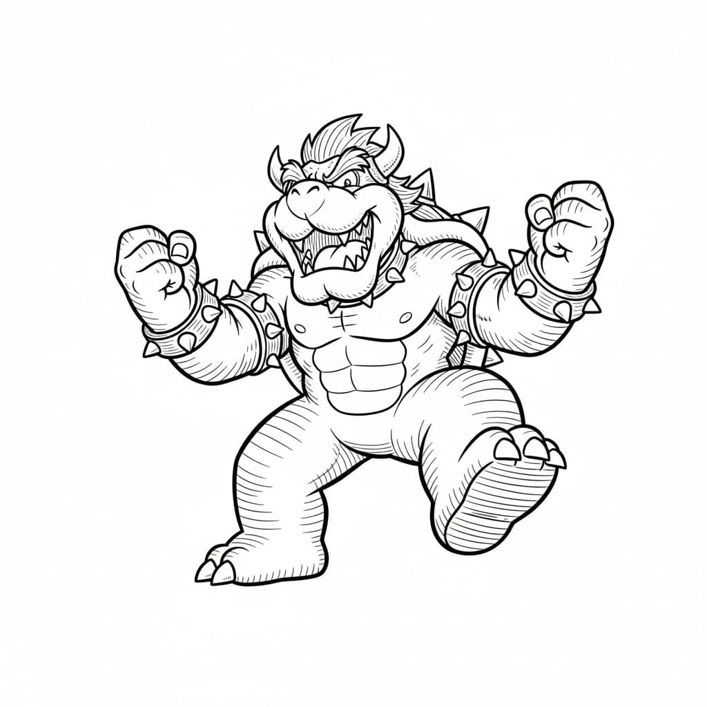 Bowser nagyon boldog