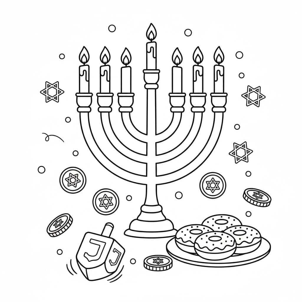 Egyszerű Hanuka ingyenes