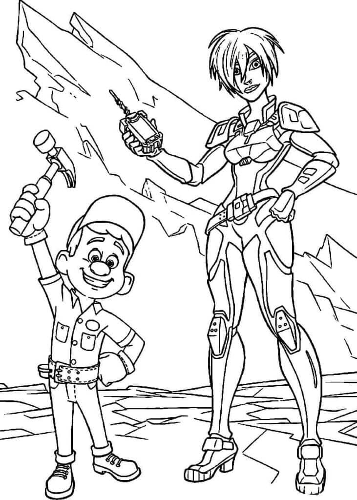 Felix szórakoztató mester és Calhoun őrmester