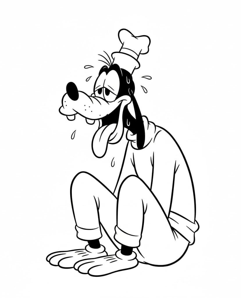 Goofy fáradt