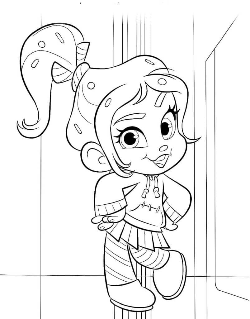 Gyönyörű lány Vanellope