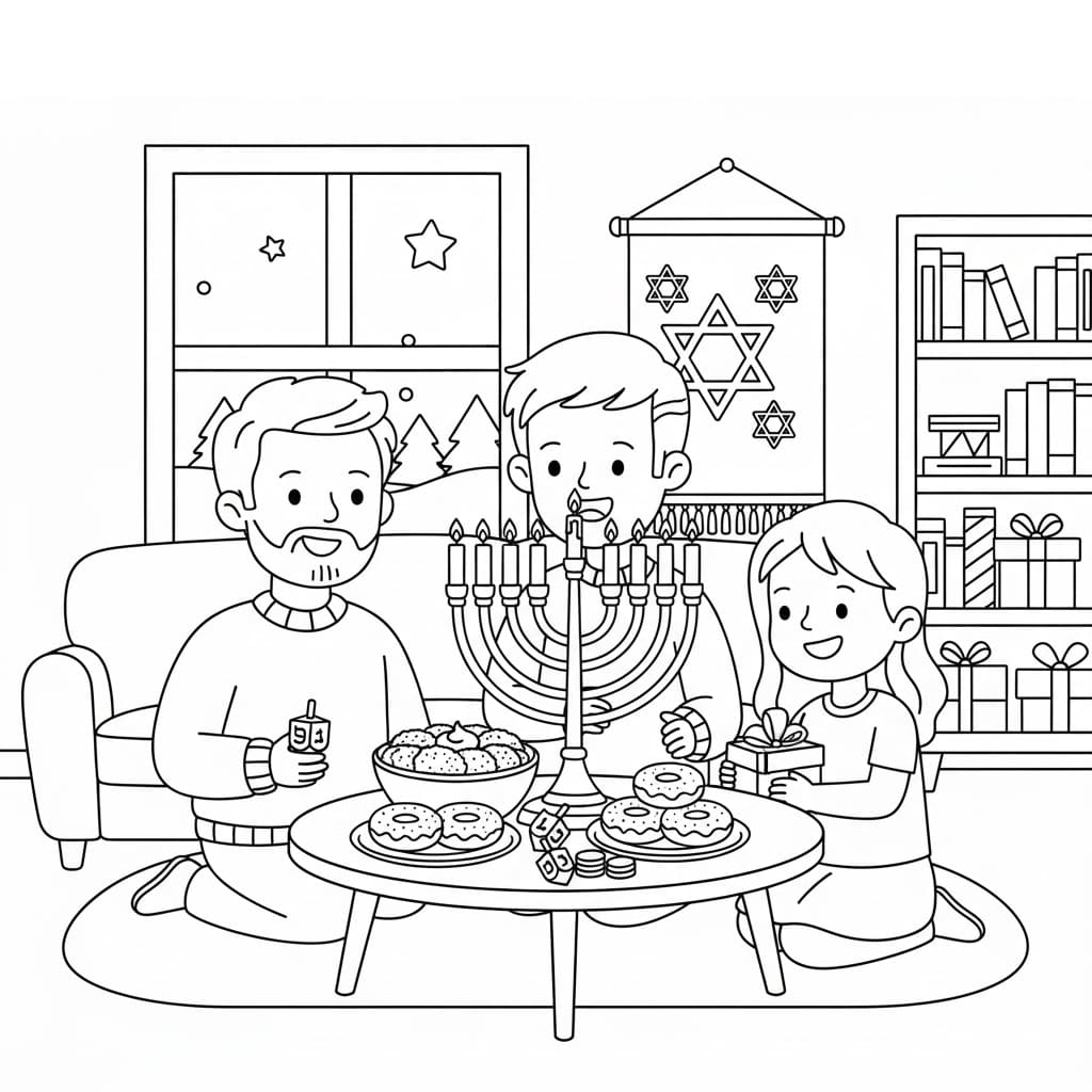Hanuka rajz