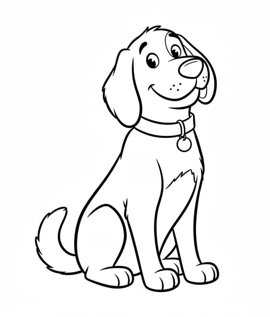 Ingyenesen nyomtatható Clifford gyerekeknek