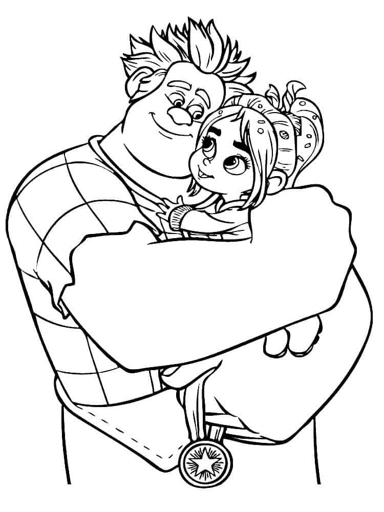 Rontó Ralph színező