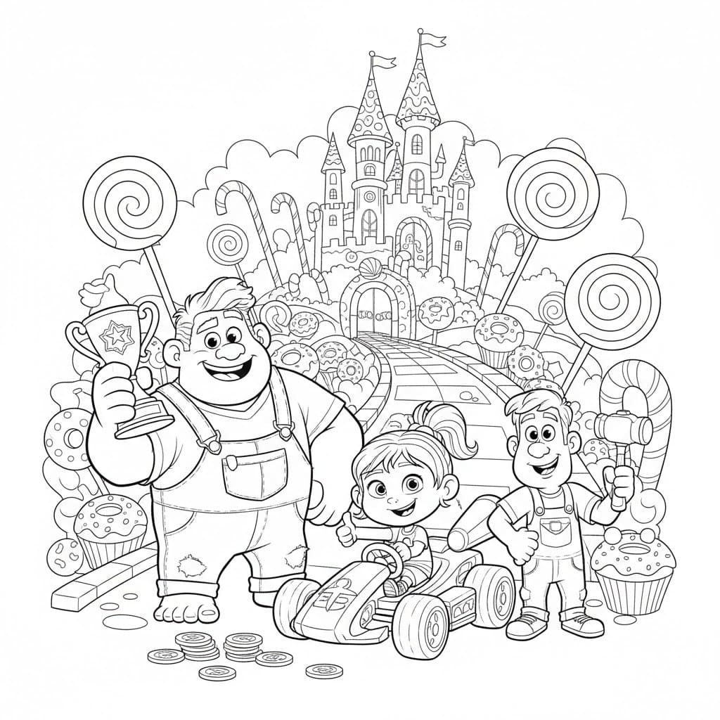 Rontó Ralph nyomtatás ingyenes