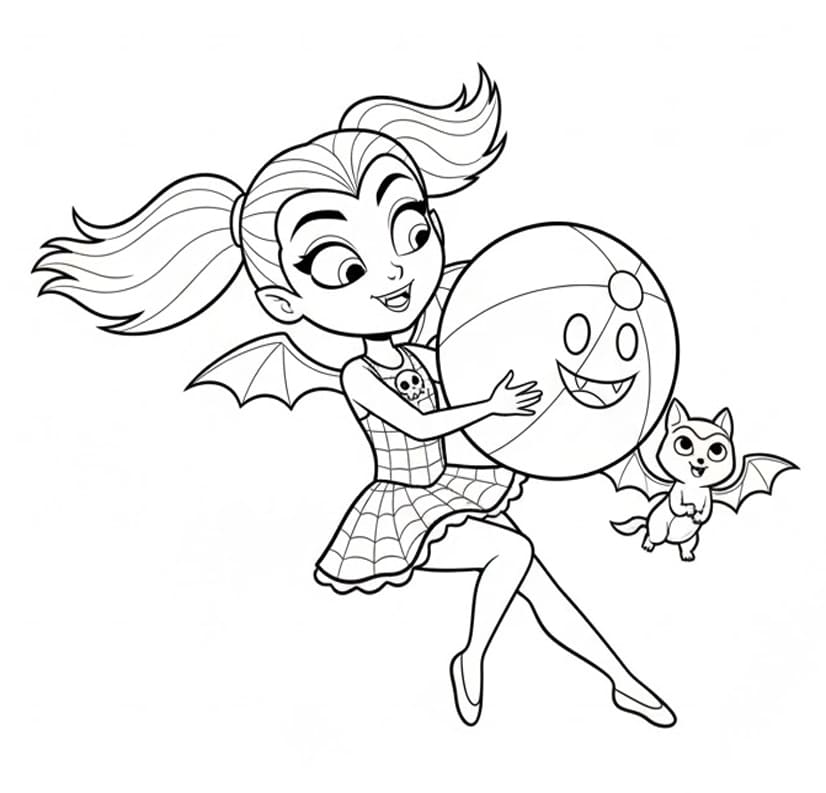 Vampirina denevérrel