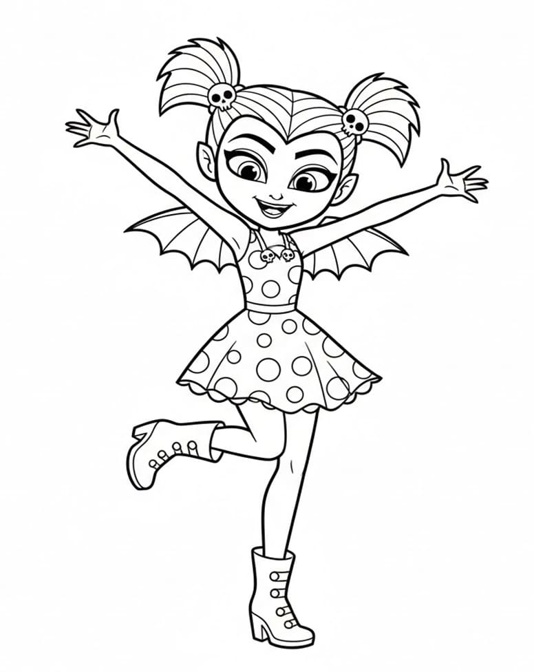 Vampirina nagyon boldog