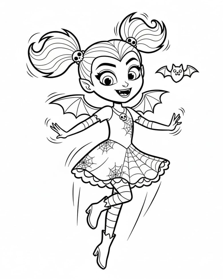 Vampirina színező