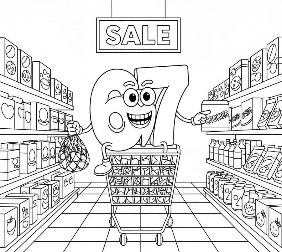 67 Brainrot ingyenes rajza