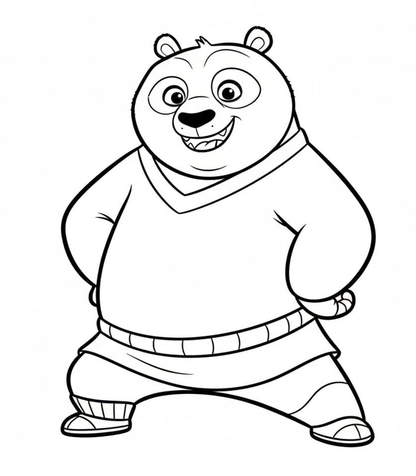 Büszke Panda Mester