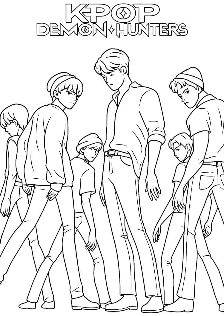 Fiúk Kpop Démonvadászok