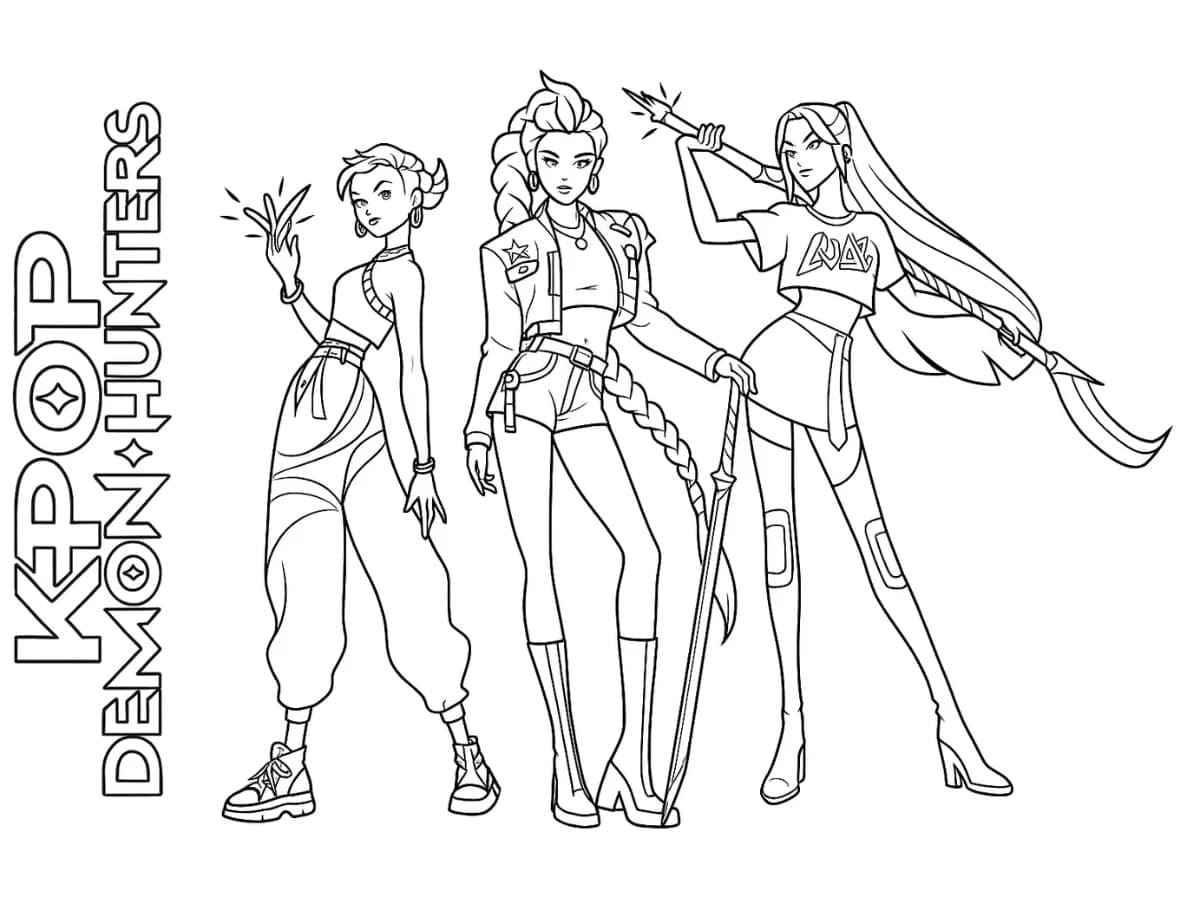 Karakterek a K-pop Démonvadászokban