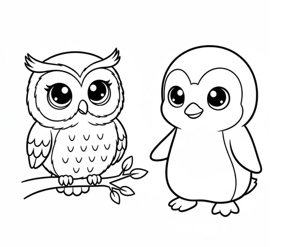 Littlest Pet Shop Bagoly és Pingvin