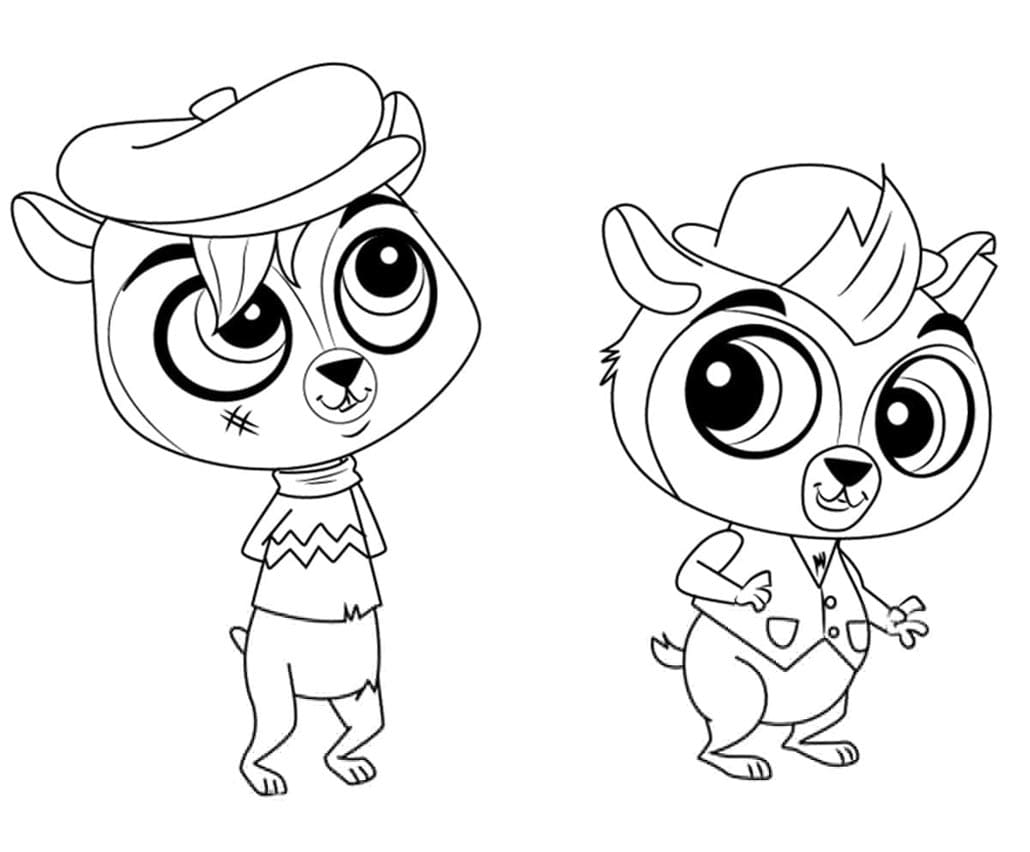 Littlest Pet Shop Dodger és Twist