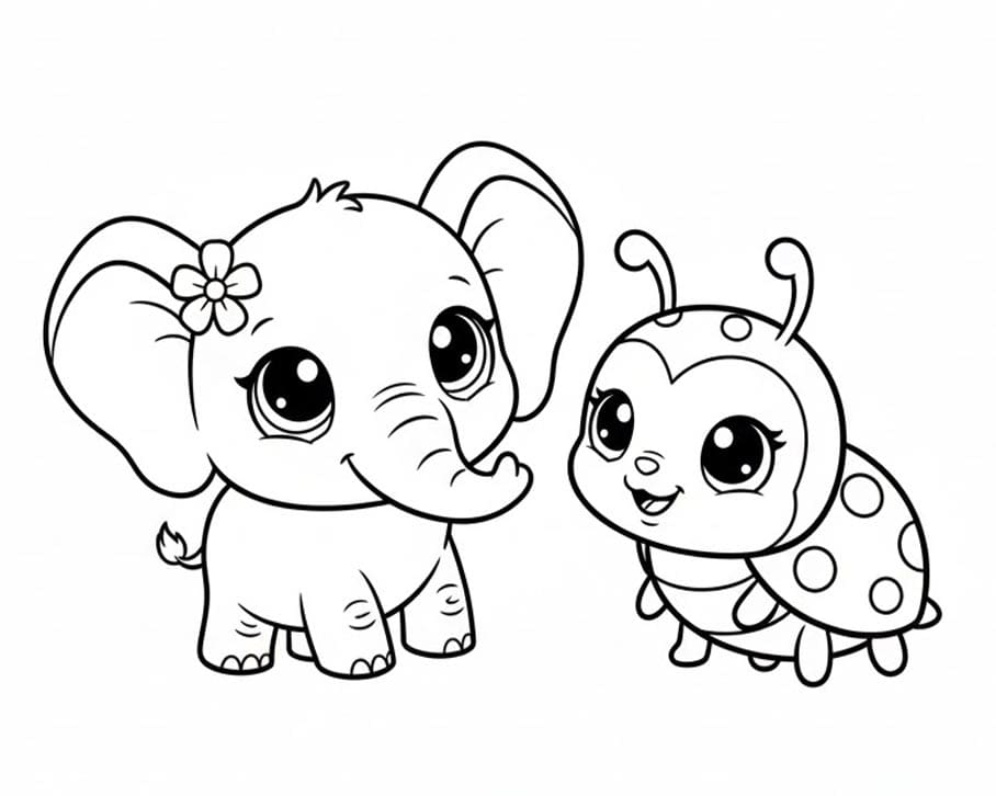 Littlest Pet Shop Elefánt Barátok