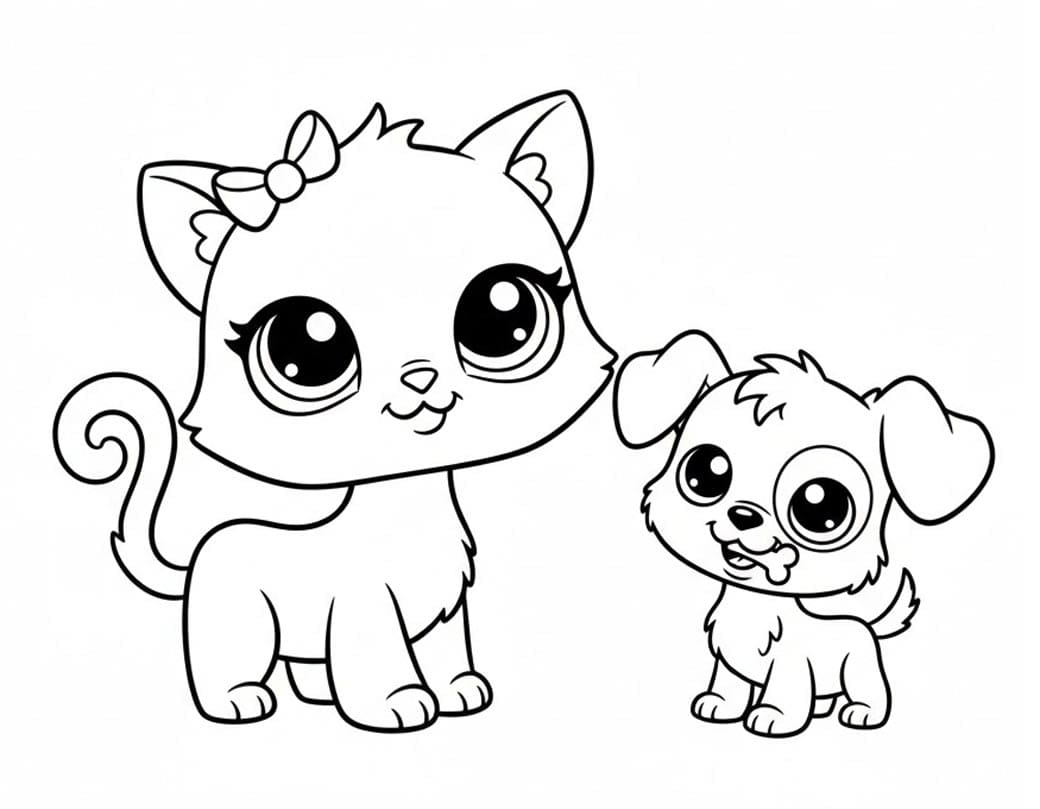 Littlest Pet Shop színezők