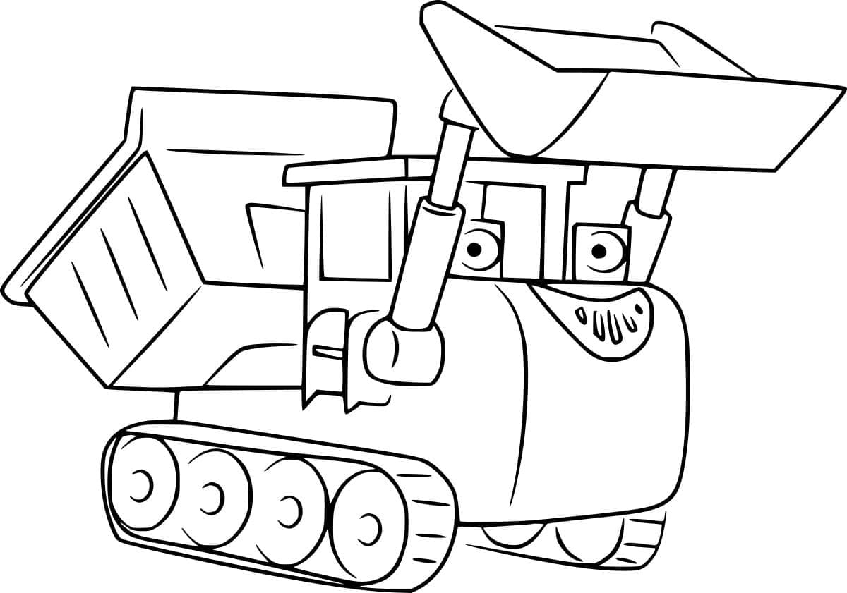 Muck buldózer dolgozik