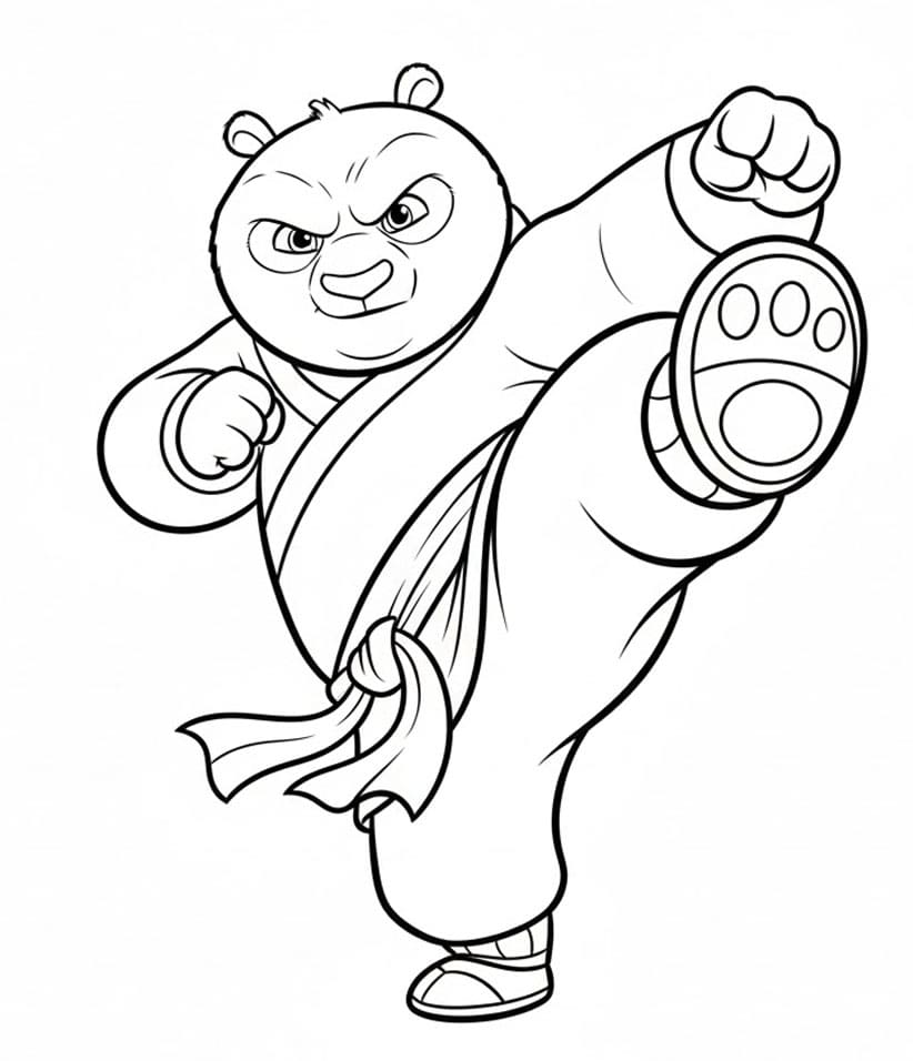 Panda Erőteljes Rúgás