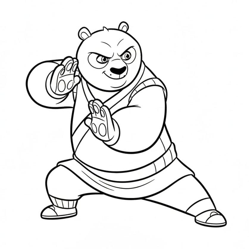 Panda Védekező Póz