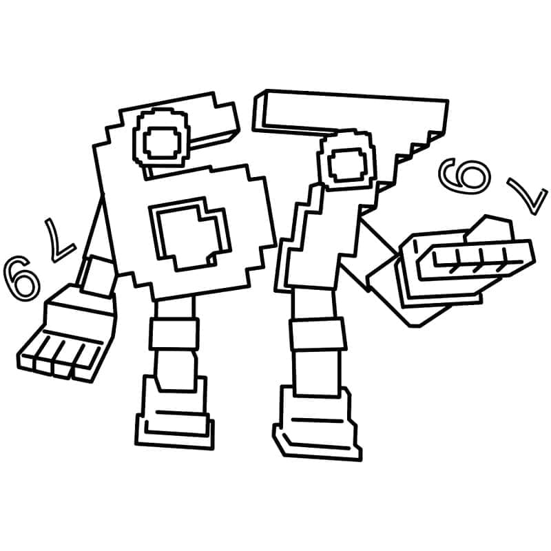 67 Brainrot színezők