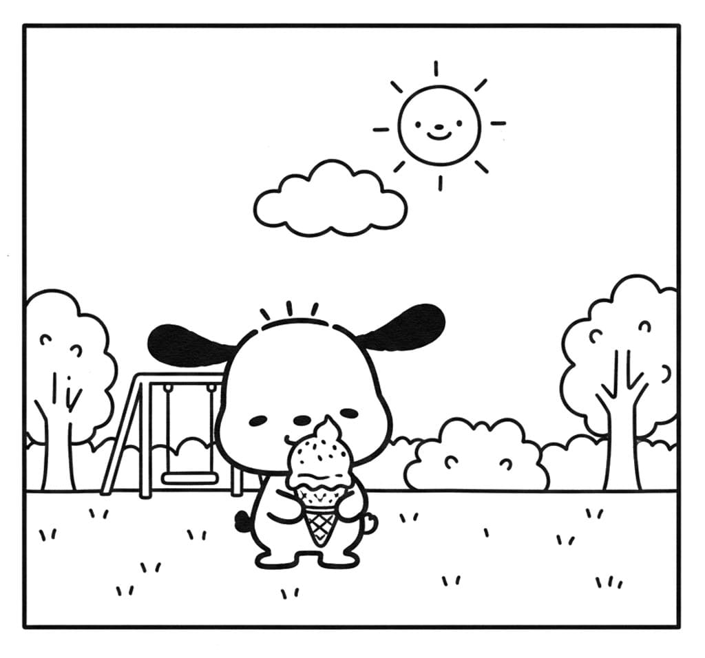 Pochacco A Játszótéren