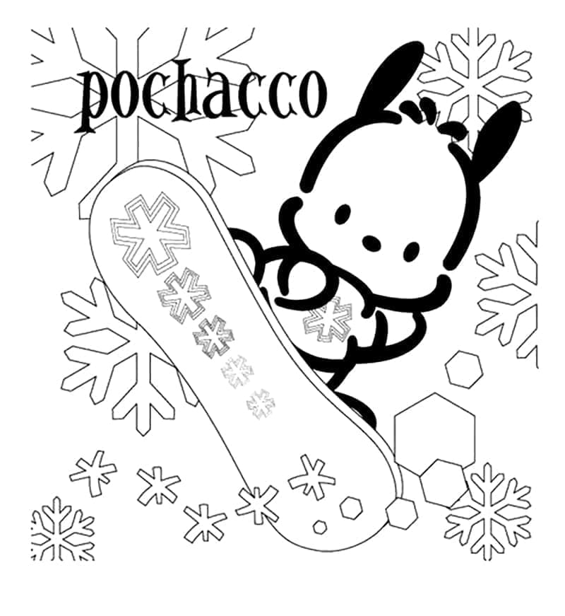 Pochacco snowboardozik