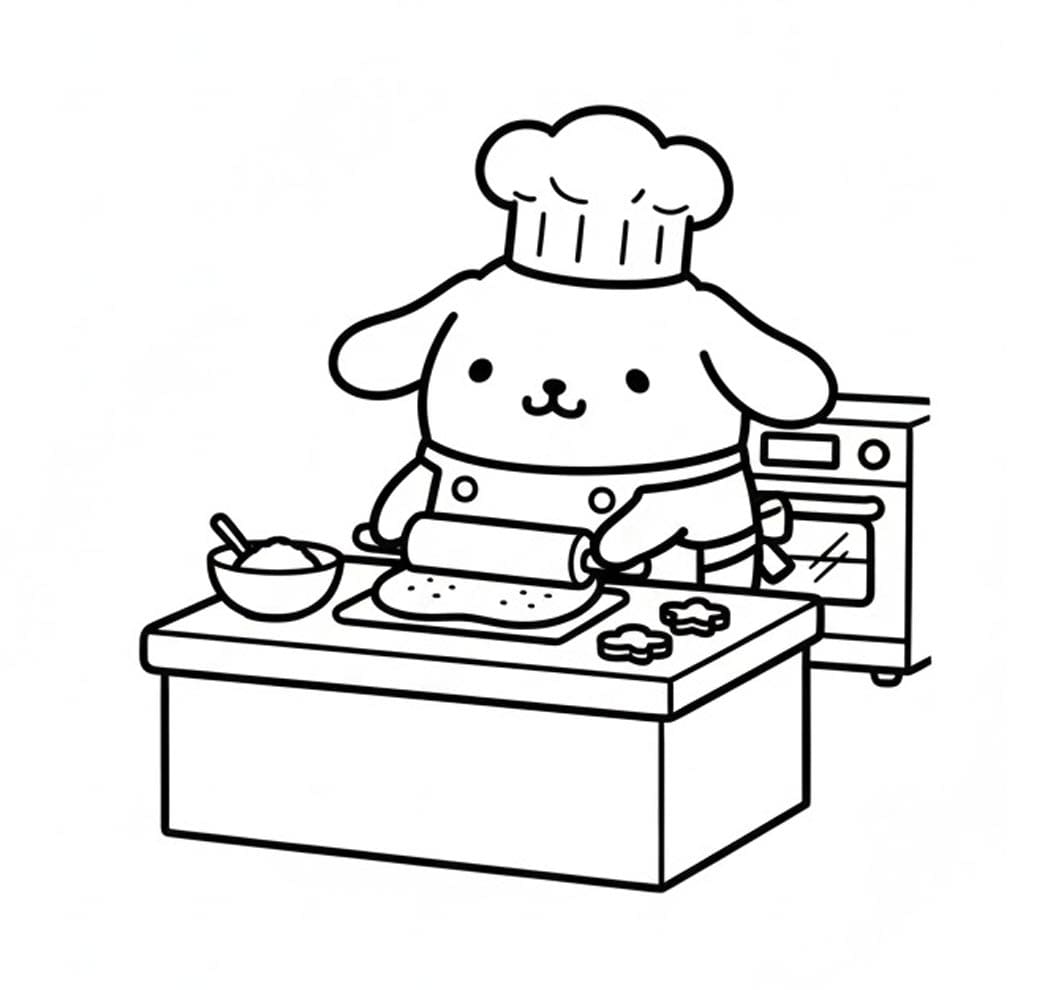 Pompompurin A Konyhában