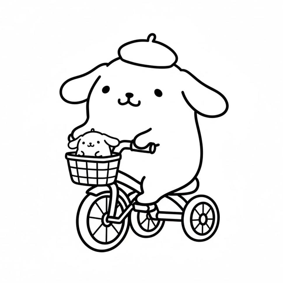 Pompompurin Biciklivel