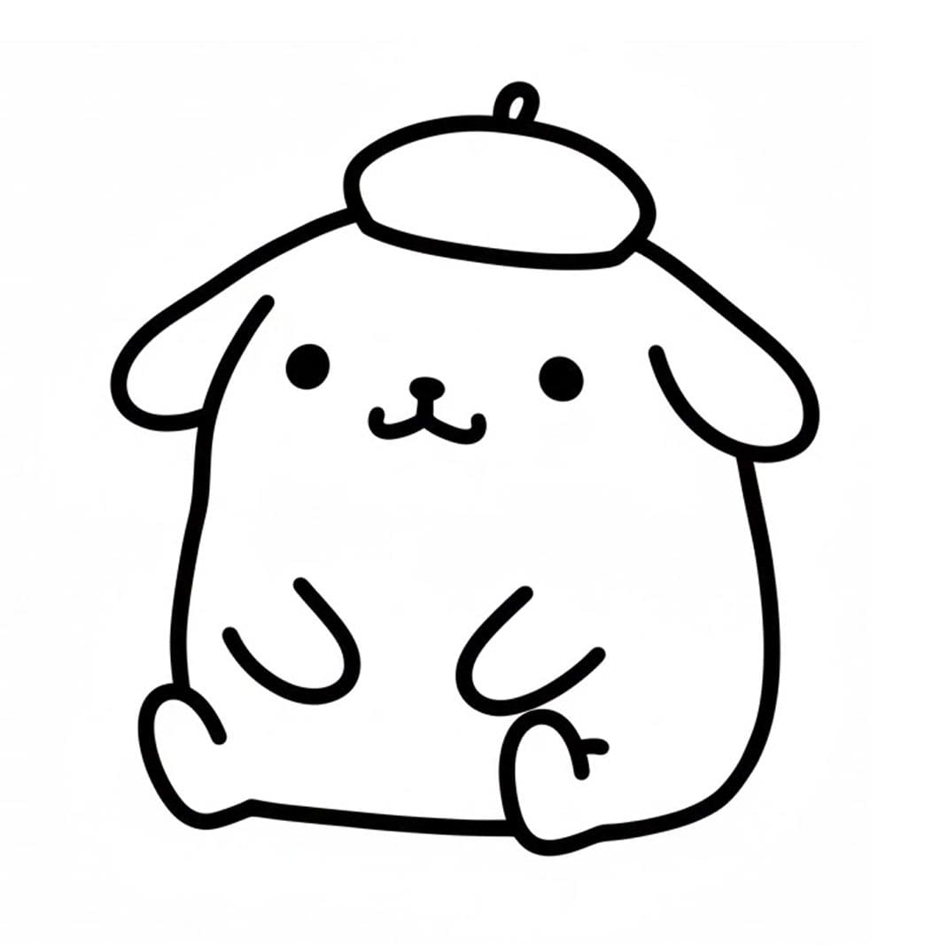 Pompompurin Nyugodtan Ül