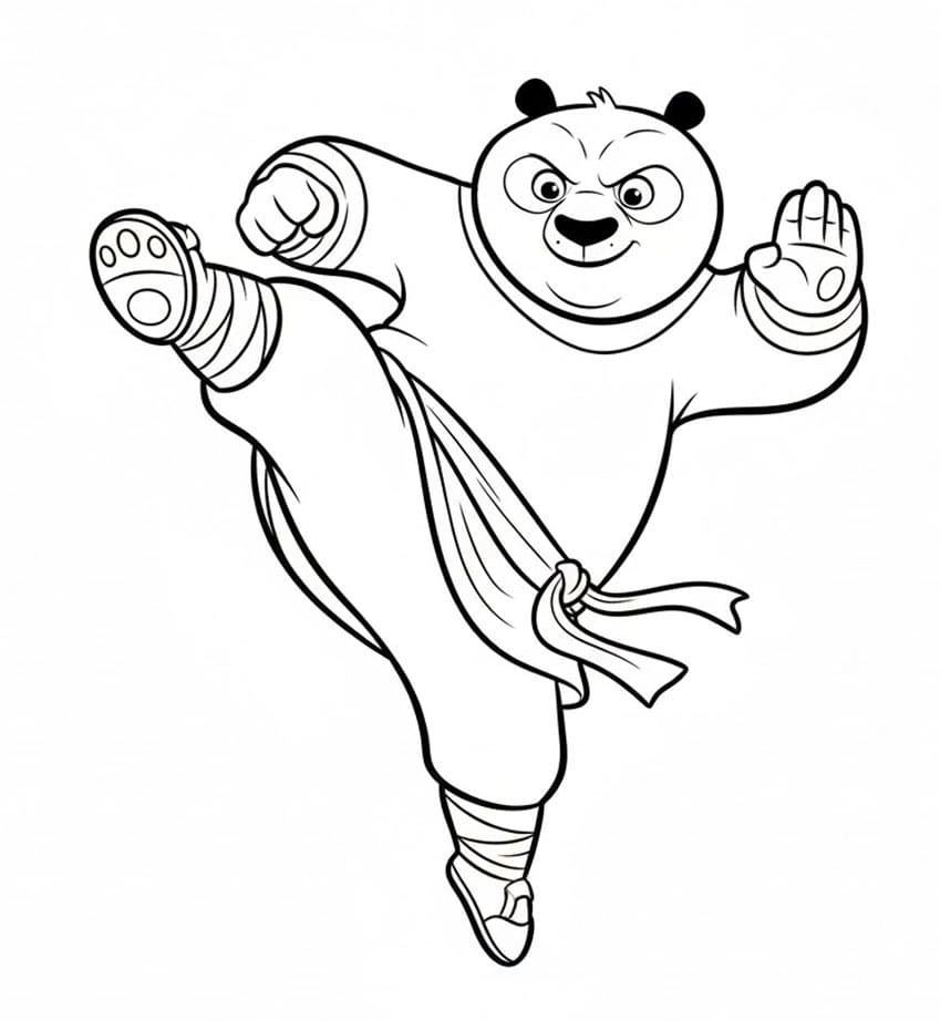 Kung Fu Panda  színezők